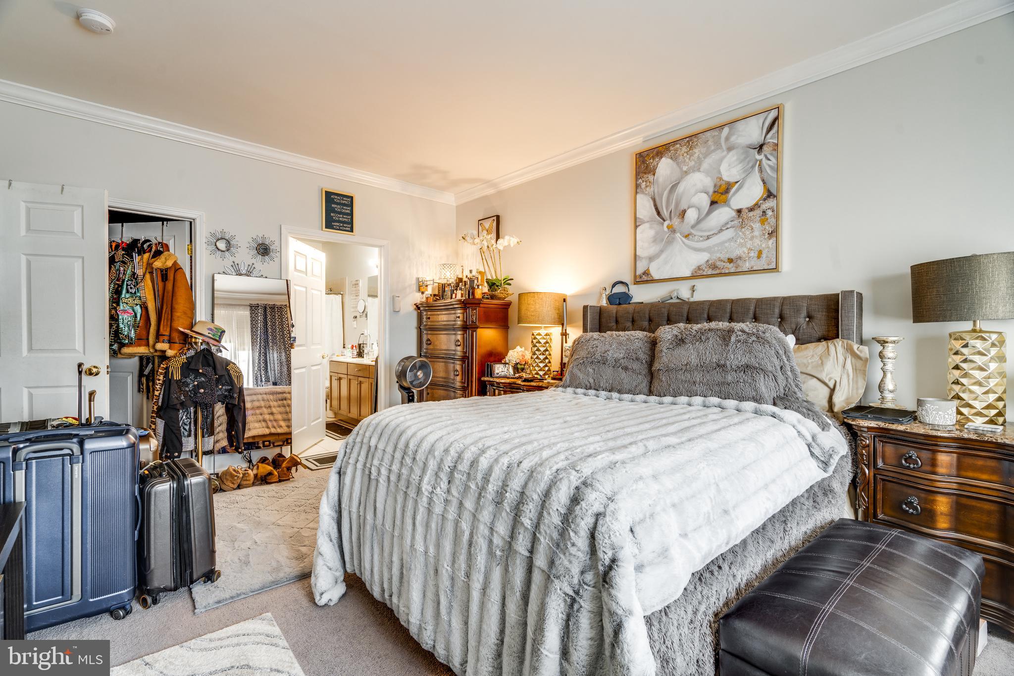 235 Masterson Court Ewing, NJ 08618 - Photo 13 of 19 a bedroom with a bed and a view of bedroom