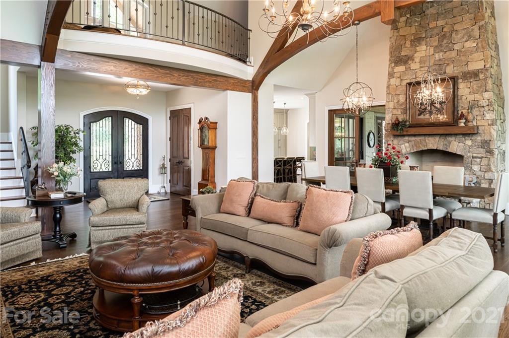 301 Flying Dutchman Road Sylva, NC 28779 - Photo 12 of 48 a living room with furniture and a fireplace
