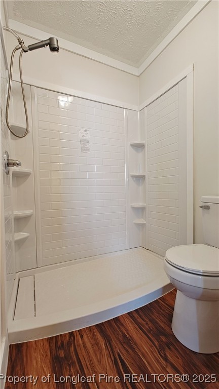 704 South Bethel Road Raeford, NC 28376 - Photo 19 of 32 a bathroom with a toilet and a shower