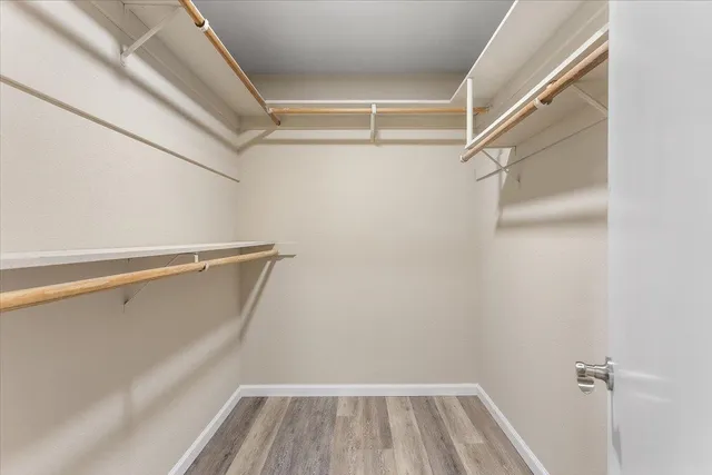 a view of walk in closet