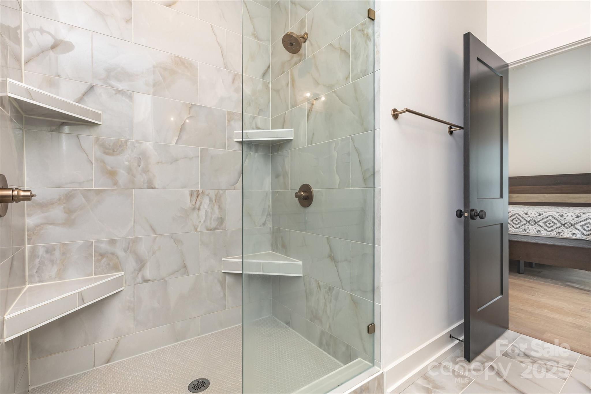 1500 Effingham Road Charlotte, NC 28208 - Photo 20 of 32 a bathroom with a shower