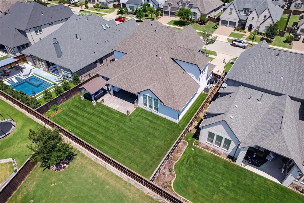 4003 Marble Hill Road Frisco, TX 75034 - Photo 28 of 40 an aerial view of a house