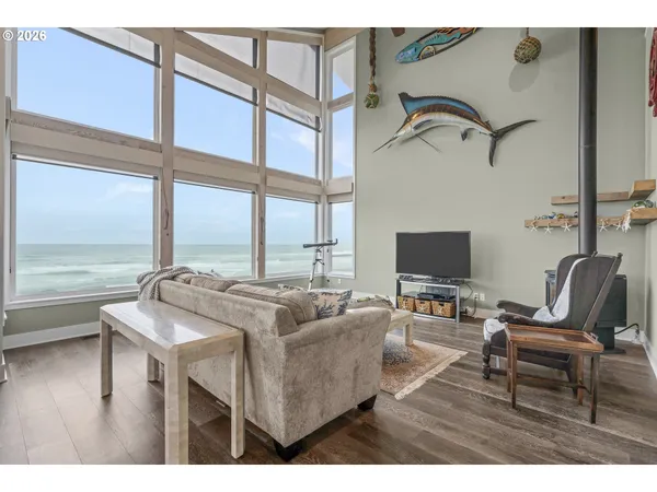 a view of a living room and a window