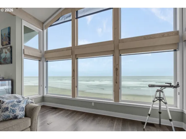 a view of beach and ocean