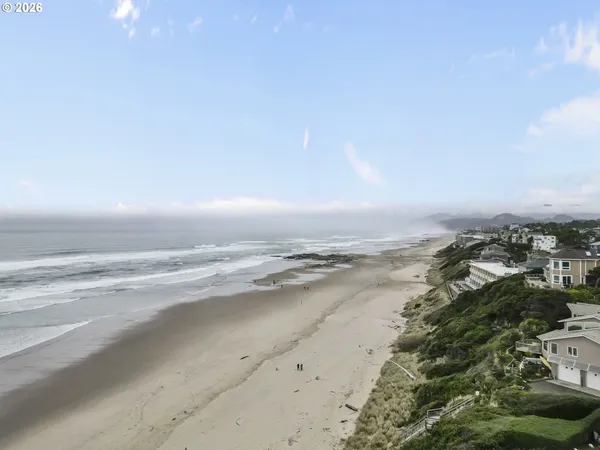 a view of an ocean beach