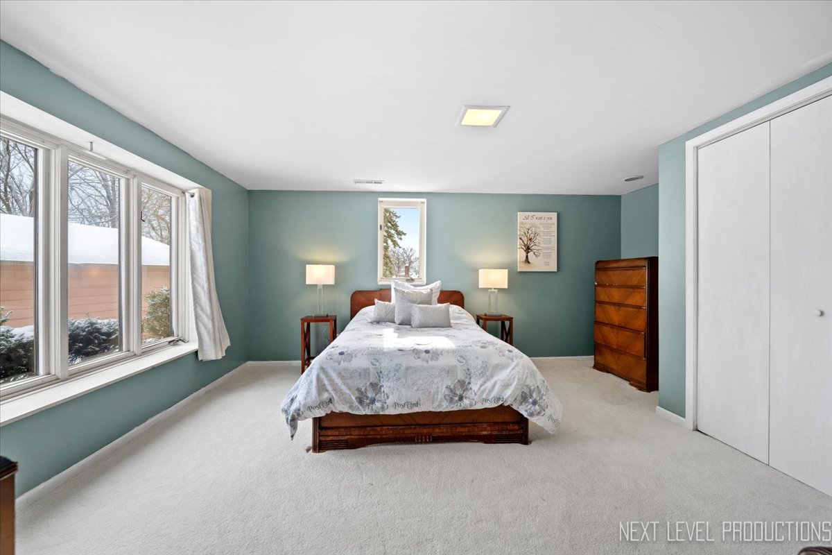 38W443 Sunset Drive St. Charles, IL 60175 - Photo 24 of 33 a spacious bedroom with a bed and a large window