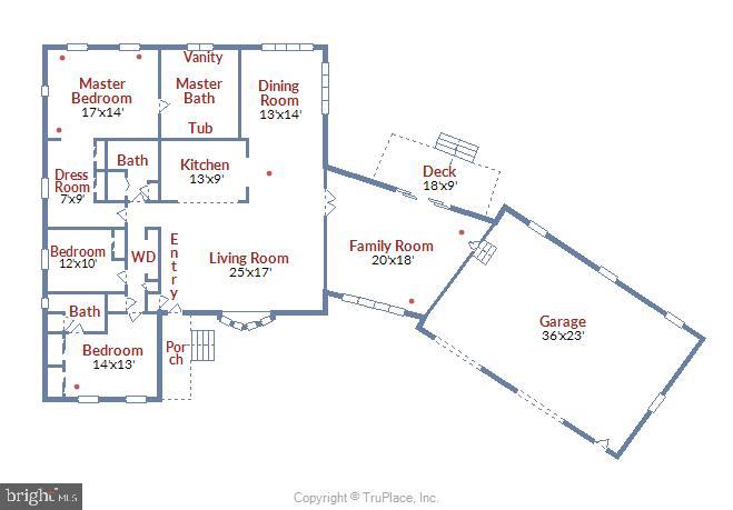 25545 Chance Farm Road St. Michaels, MD 21663 - Photo 47 of 47 Floor plan