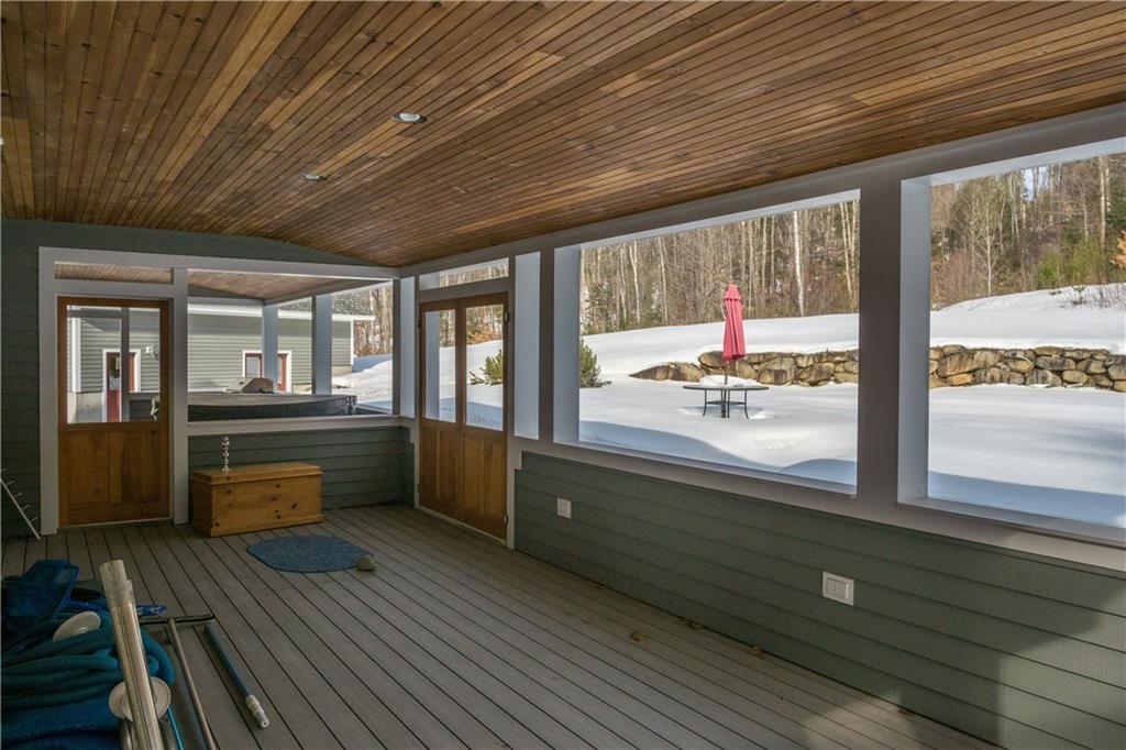 279 Intervale Road Bethel, ME 04217 - Photo 25 of 31 Large screen porch overlooking the...