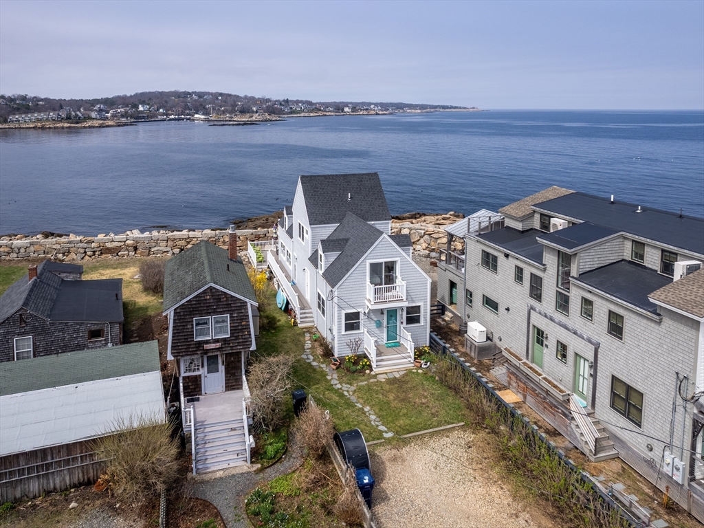 4 N Road, Unit 2 Rockport, MA 01966 - Photo 17 of 21 an aerial view of a house with a ocean view