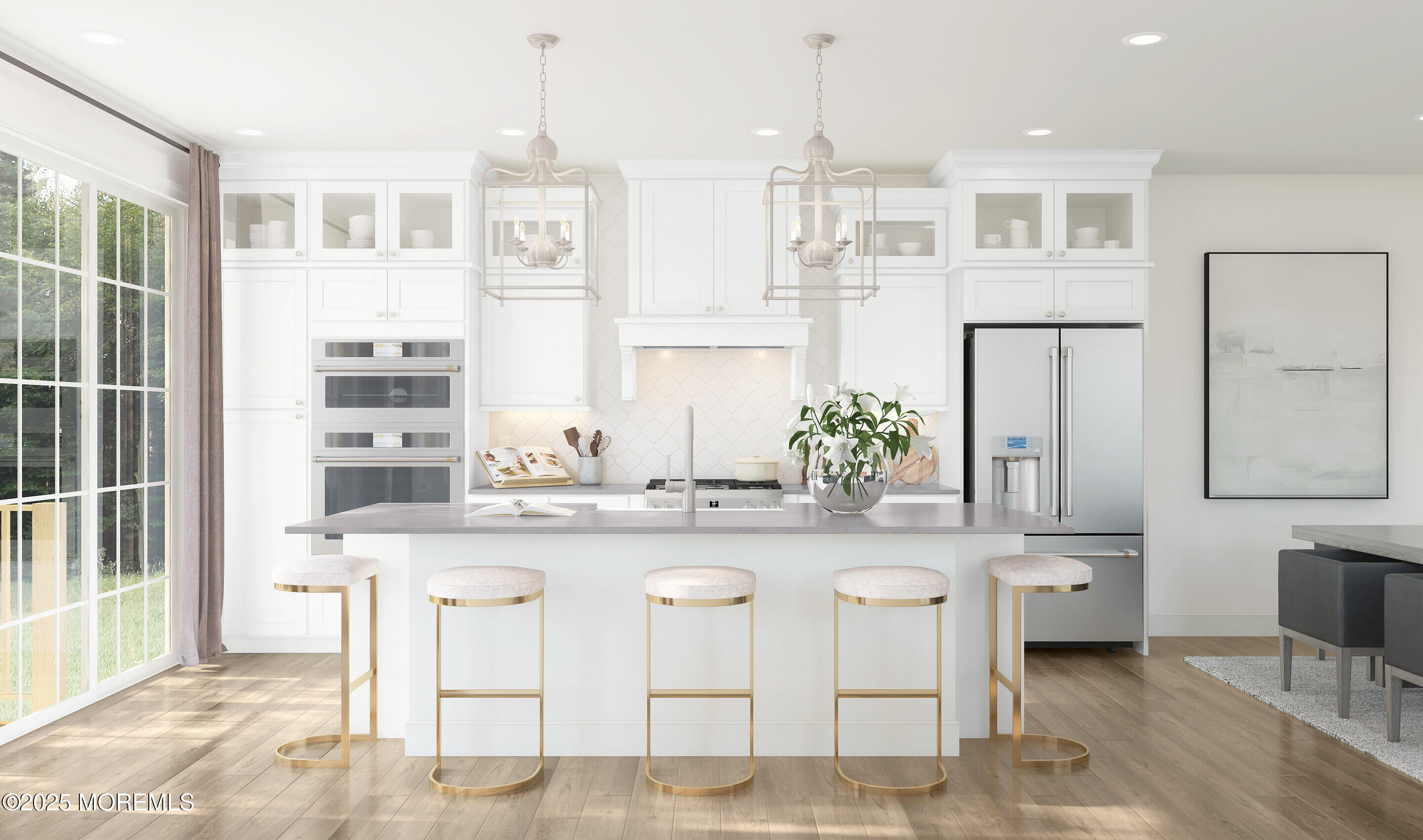 2014 Wander Lane, Unit 2004 Manalapan, NJ 07726 - Photo 6 of 21 a large kitchen with kitchen island granite countertop a sink and cabinets