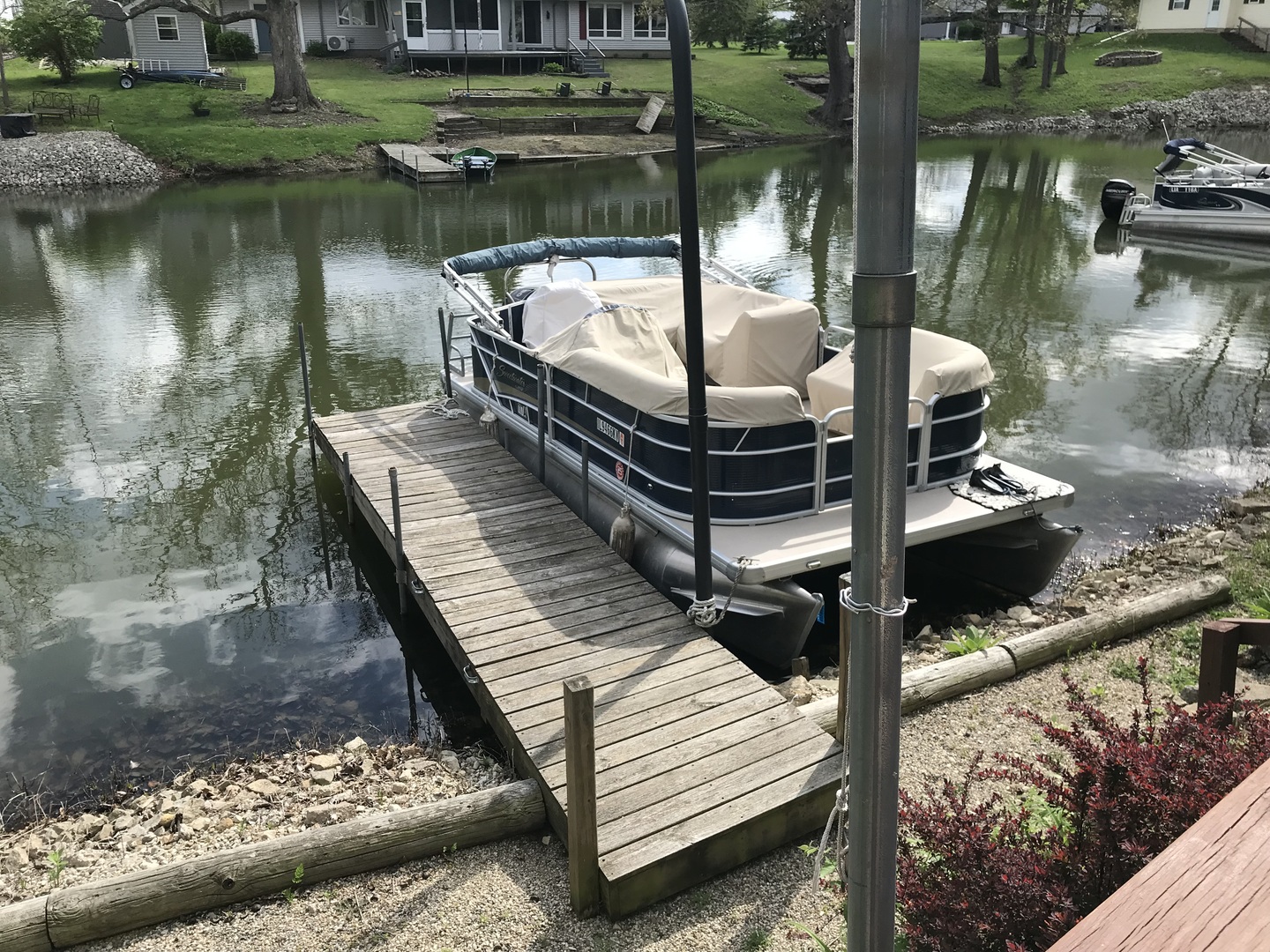 117 County Road 320 North Loda, IL 60948 - Photo 23 of 27 a view of a lake from a balcony
