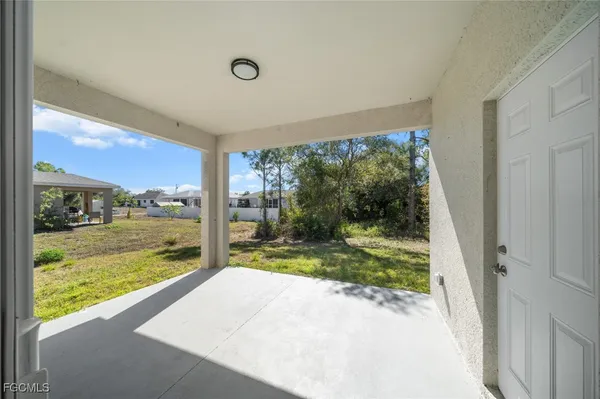 a view of a room and lake view