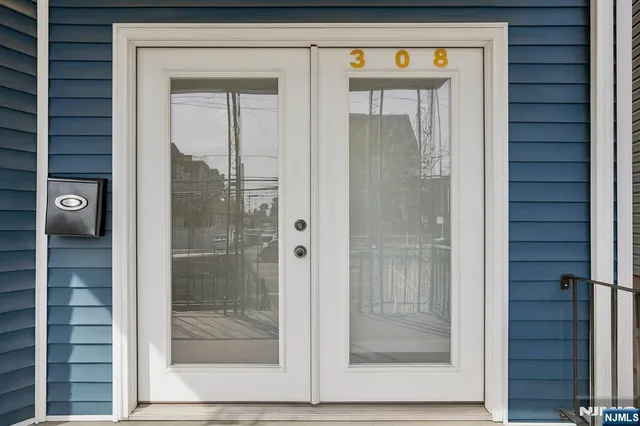 a view of front door