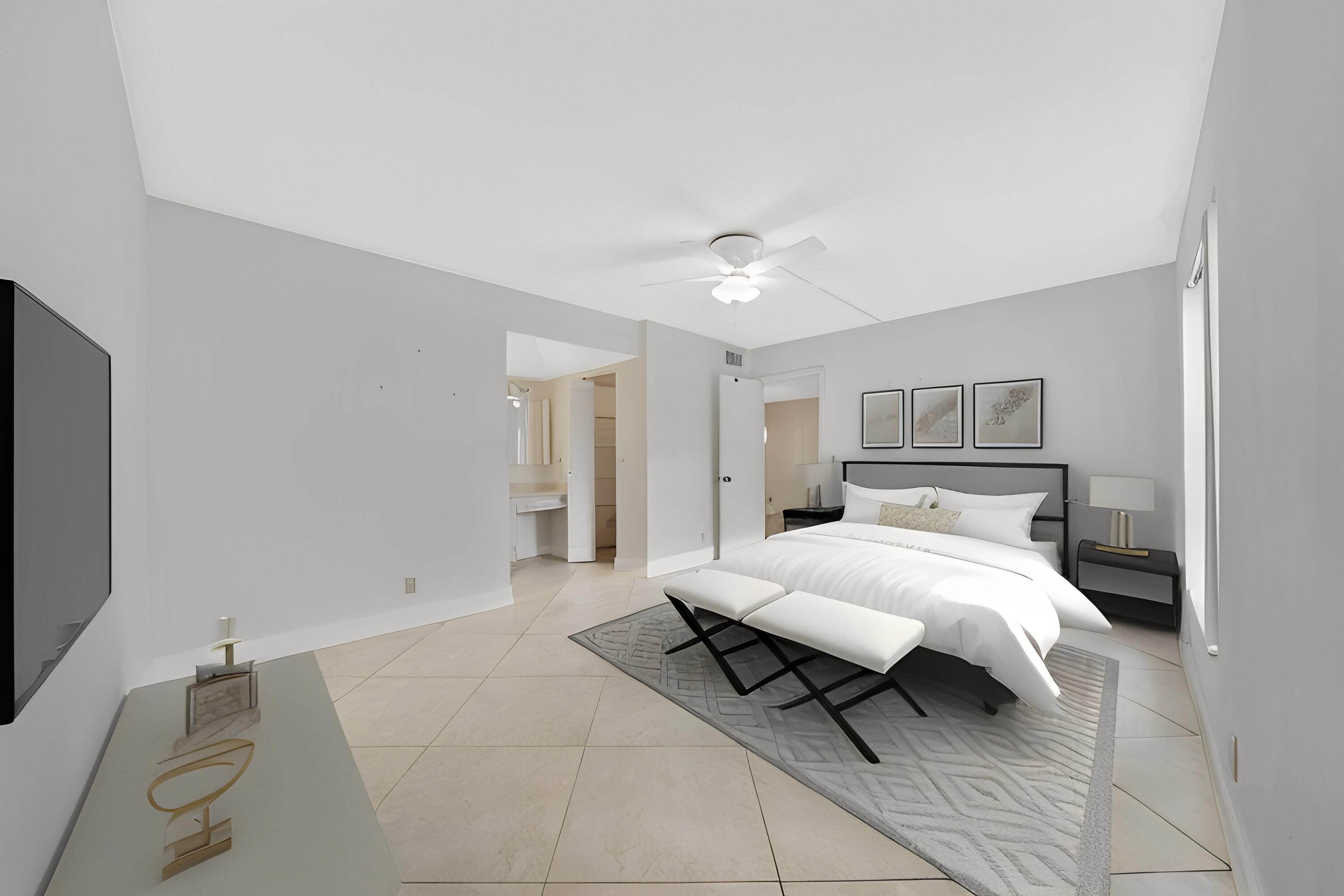 829 Camino Road, Unit 107 Delray Beach, FL 33445 - Photo 28 of 47 Master Bedroom (2) Staged A