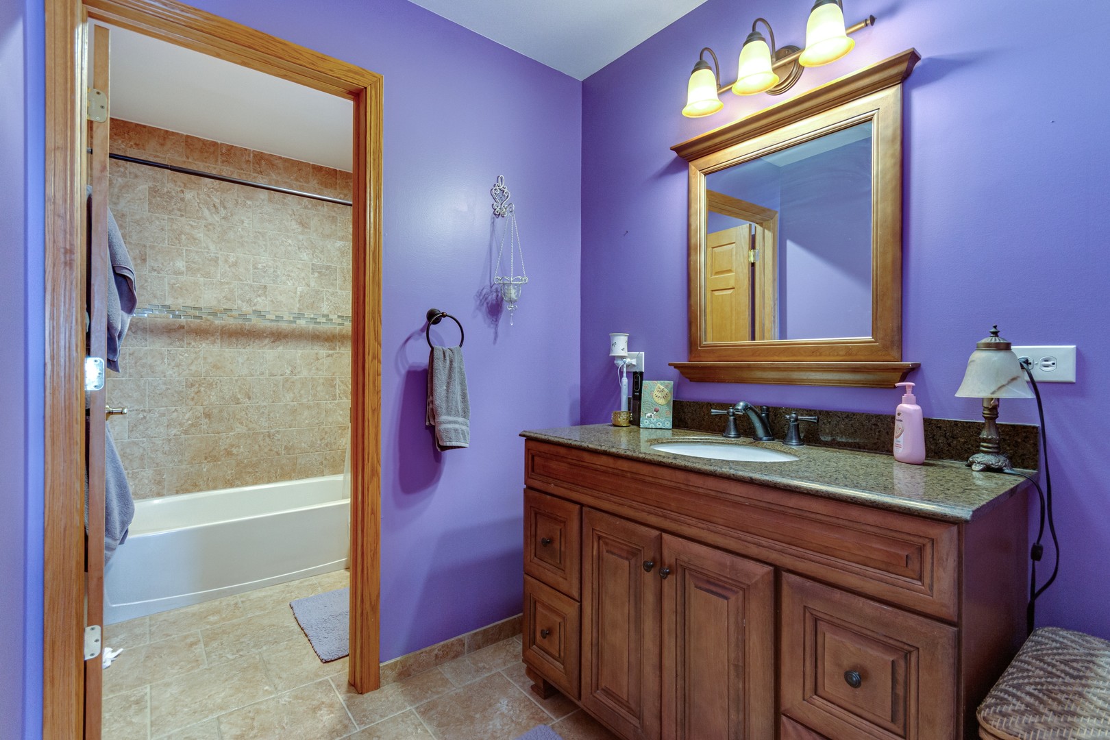 7654 Pin Oak Court Plainfield, IL 60586 - Photo 21 of 41 a bathroom with a bathtub sink and mirror