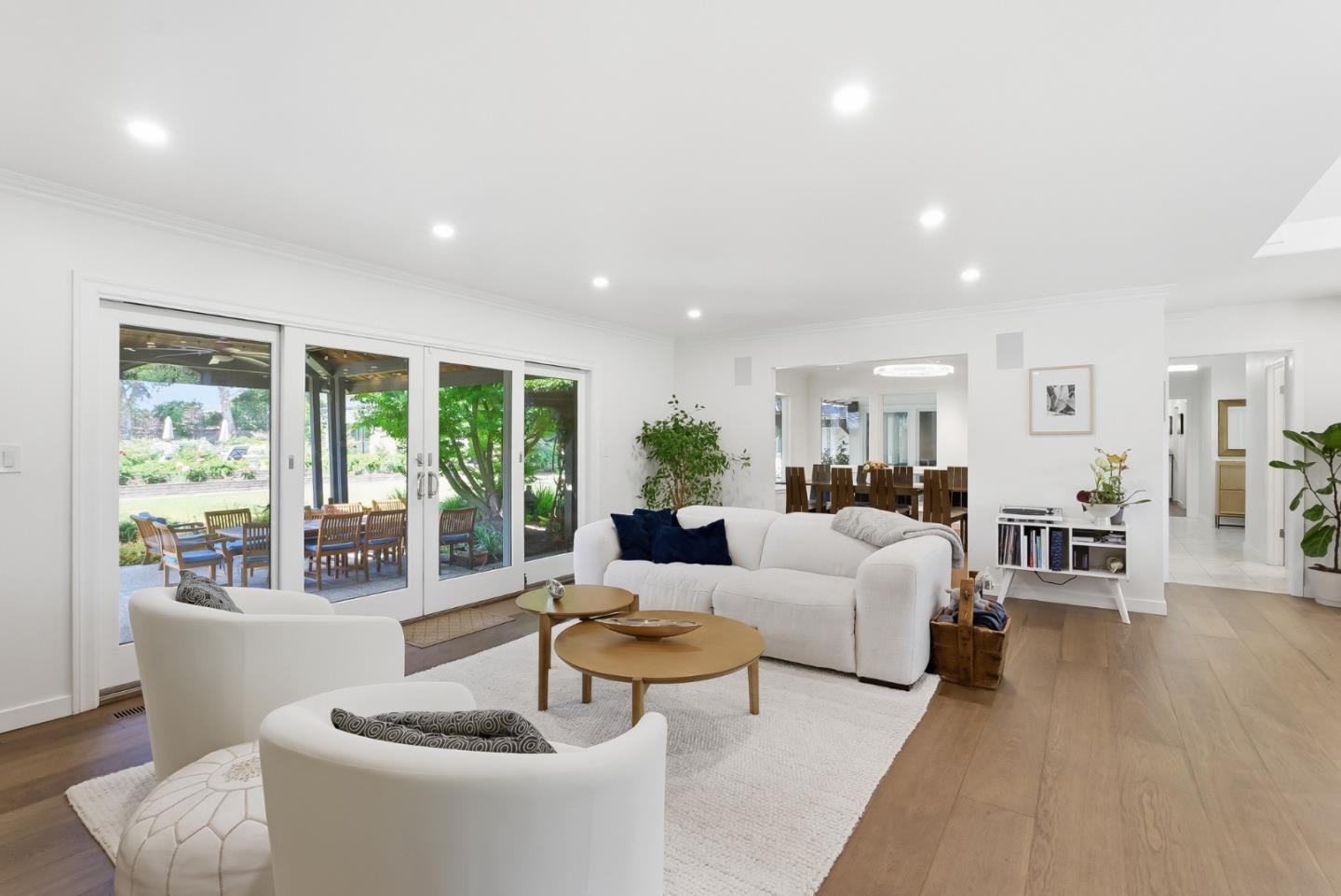 285 Ridgeway Road Woodside, CA 94062 - Photo 12 of 28 a living room with furniture and a large window