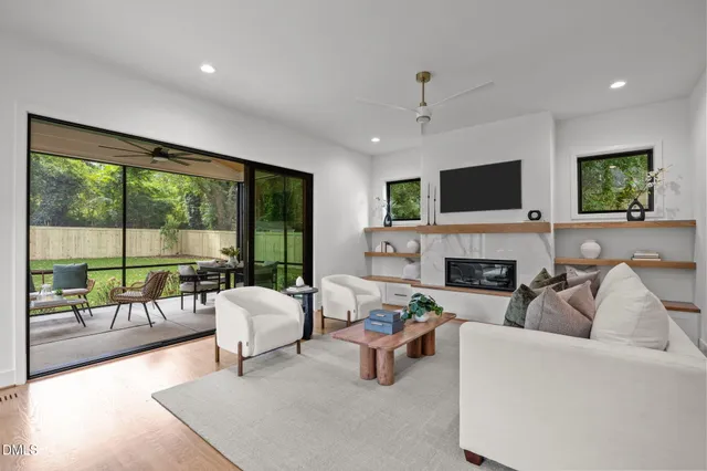 a kitchen with a stove and cabinets
