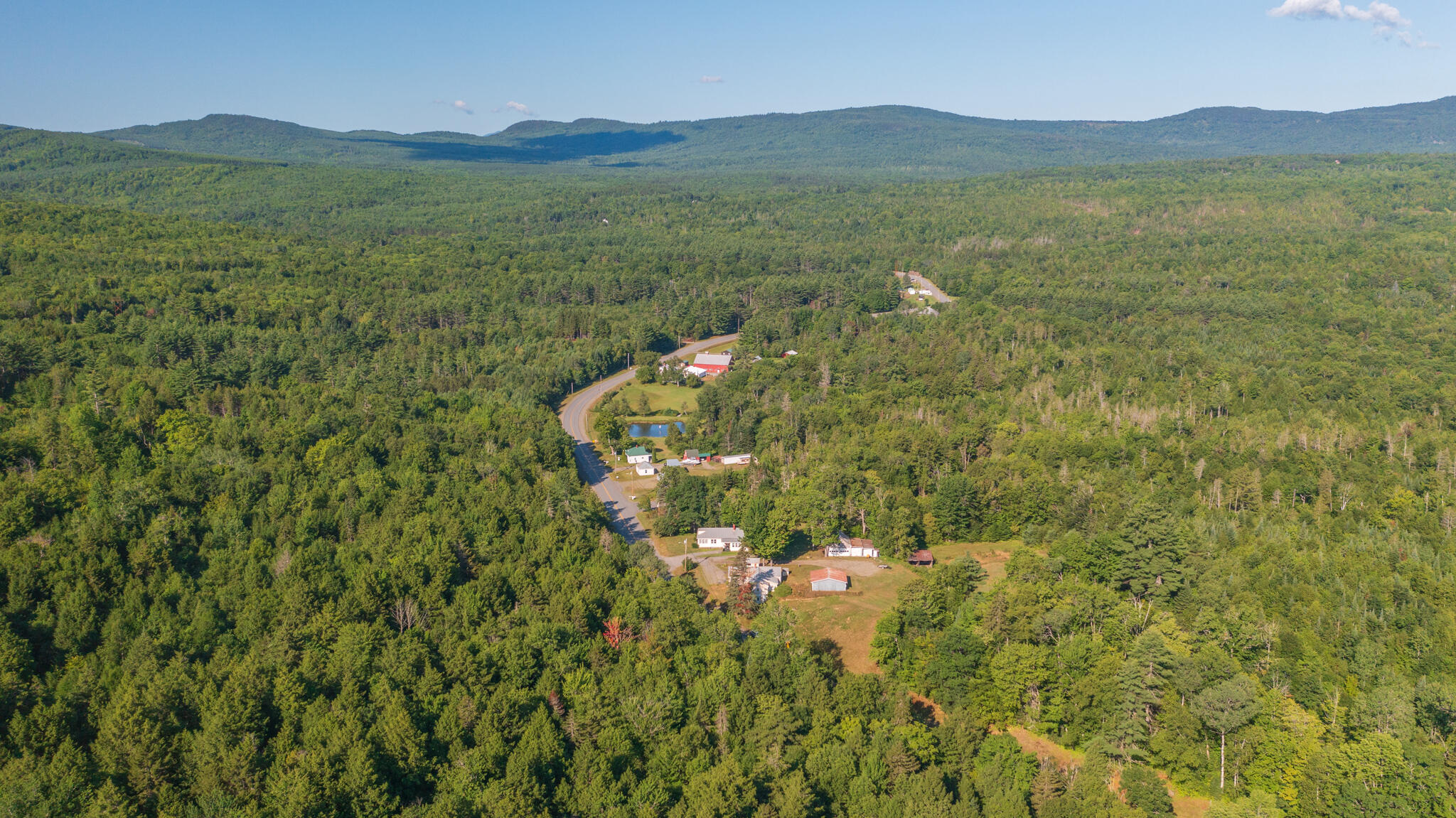773 Pleasant Ridge Road Bingham, ME 04920 - Photo 62 of 67 birds eye wider mountain view