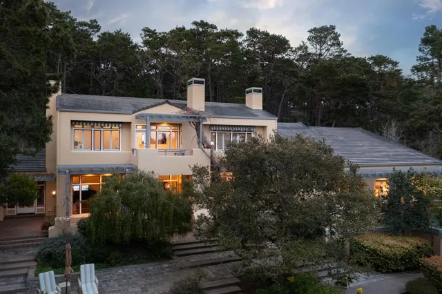 a view of a balcony with a pot