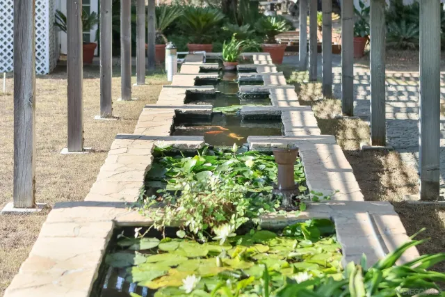 a view of a porch with furniture