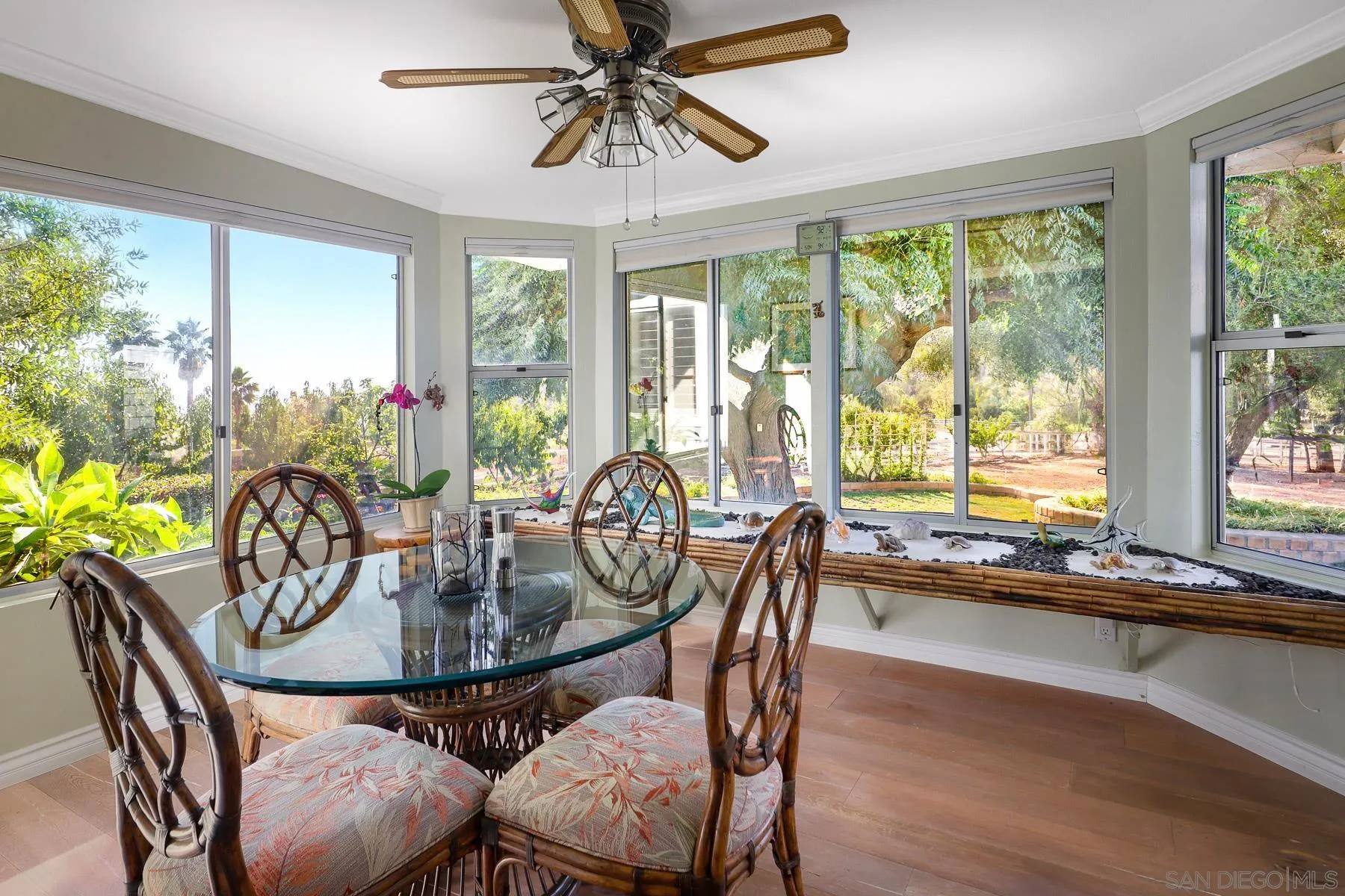 13764 McNally Road Valley Center, CA 92082 - Photo 7 of 26 a view of a dining room with furniture window and outside view