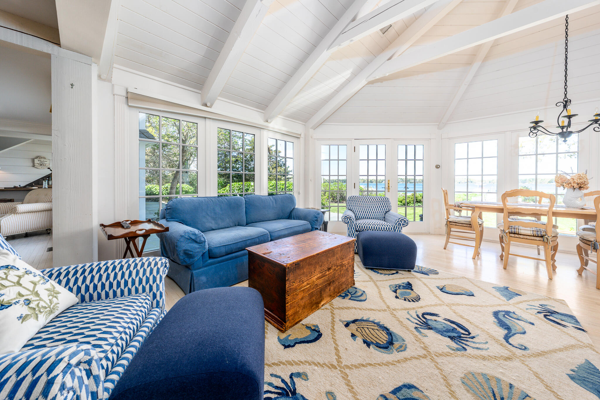 46 Great Bay Road Osterville, MA 02655 - Photo 13 of 54 a living room with furniture and a table