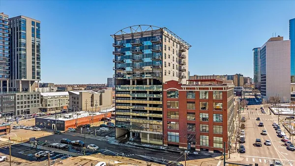 a front view of a building