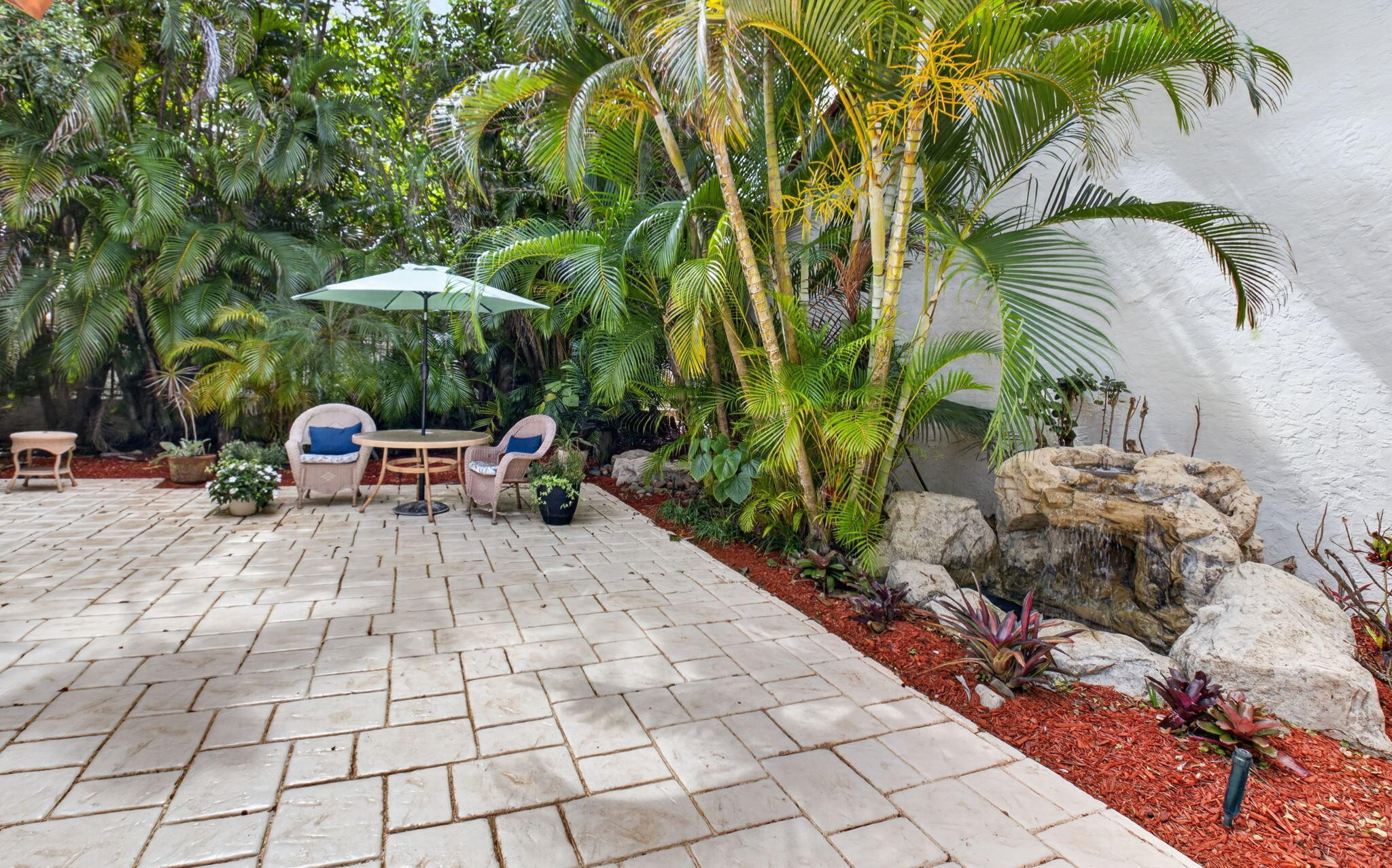 21700 Club Villa Terrace Boca Raton, FL 33433 - Photo 18 of 70 TRANQUIL PRIVATE PATIO WITH WATERFALL