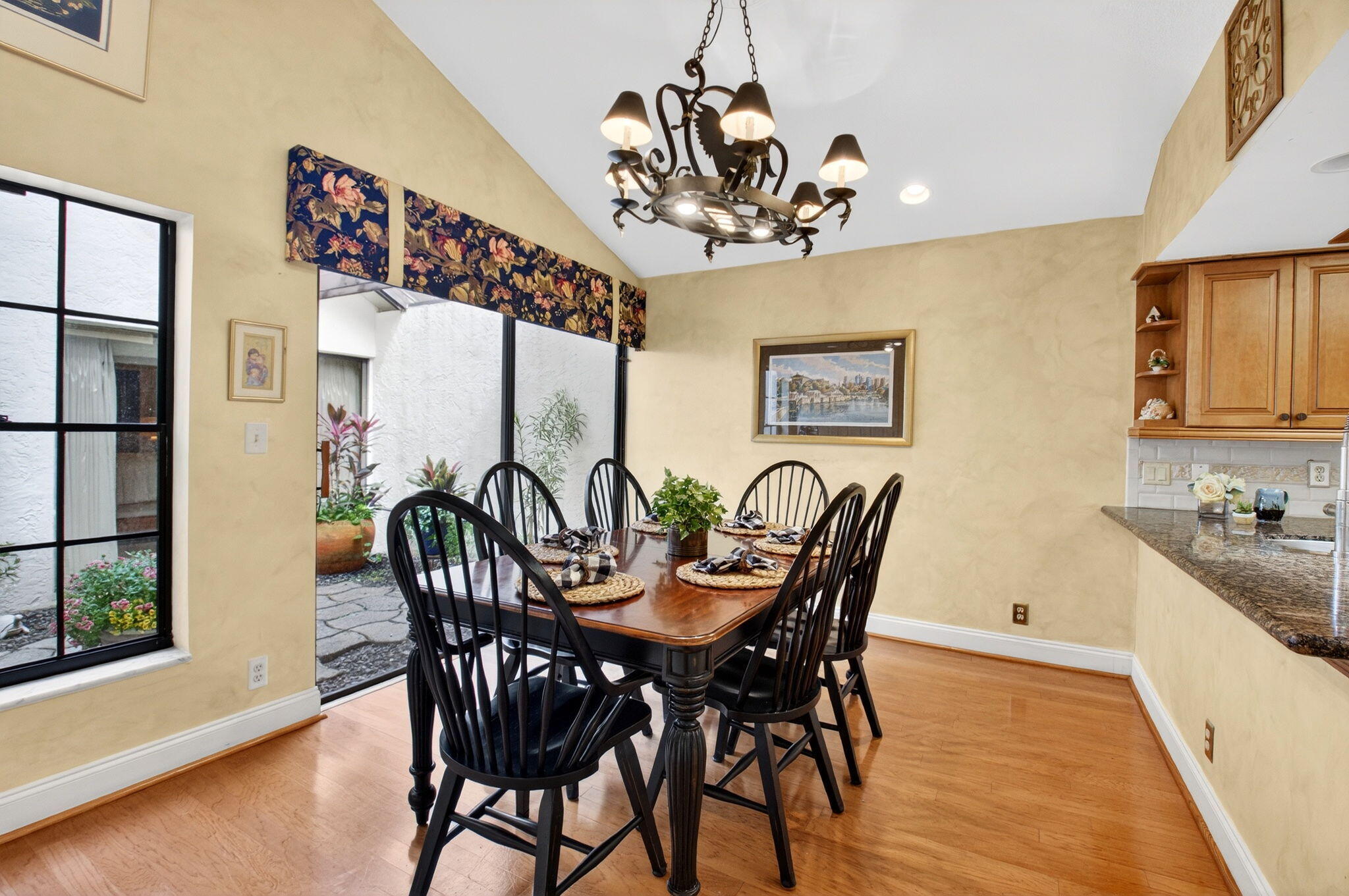 21700 Club Villa Terrace Boca Raton, FL 33433 - Photo 28 of 66 a view of a dining room with furniture window and wooden floor
