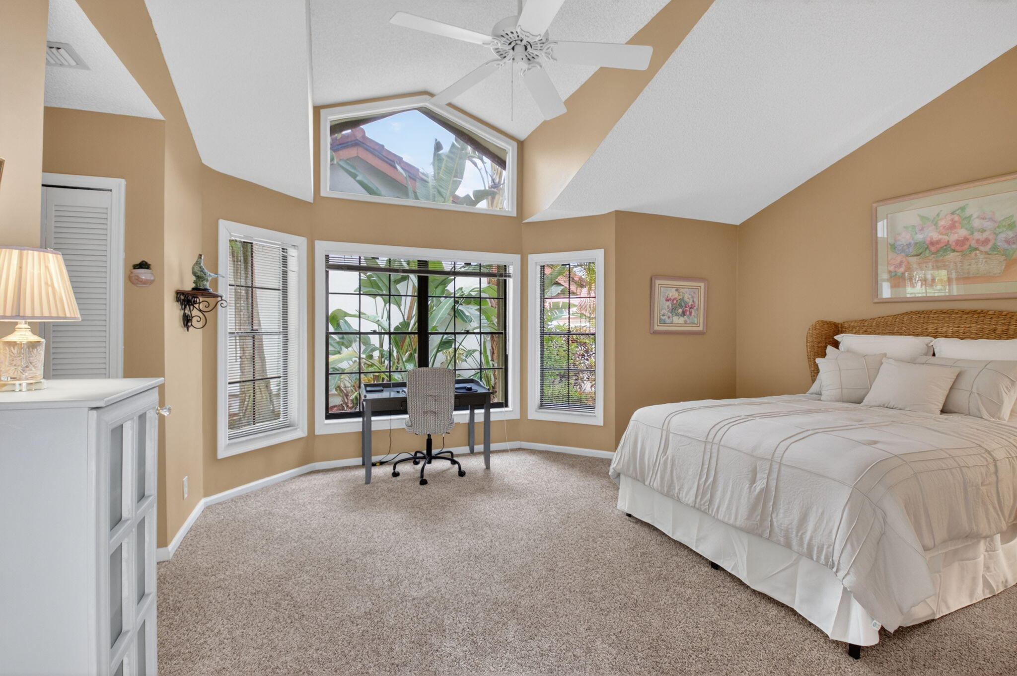 21700 Club Villa Terrace Boca Raton, FL 33433 - Photo 44 of 70 SOARING CEILINGS IN GUEST BEDROOM