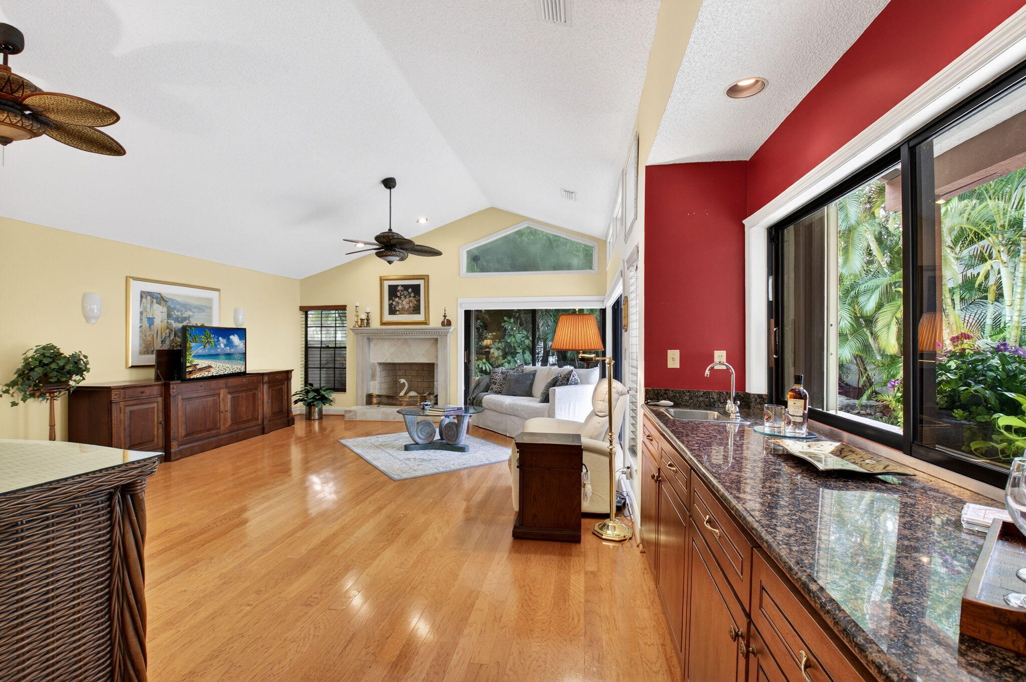 21700 Club Villa Terrace Boca Raton, FL 33433 - Photo 9 of 66 SOARING CEILINGS IN LIVING ROOM
