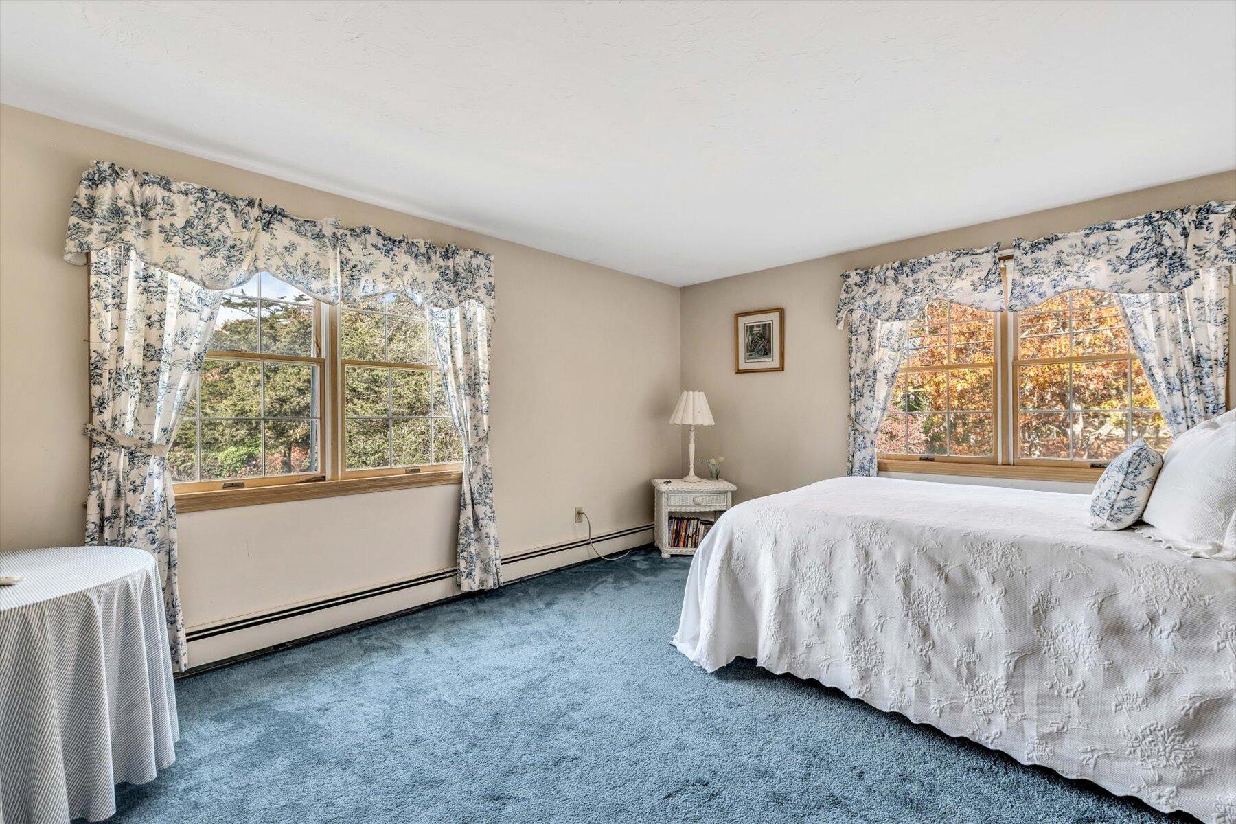 38 Nemasket Road West Falmouth, MA 02540 - Photo 30 of 51 a bed sitting in a bedroom next to a window