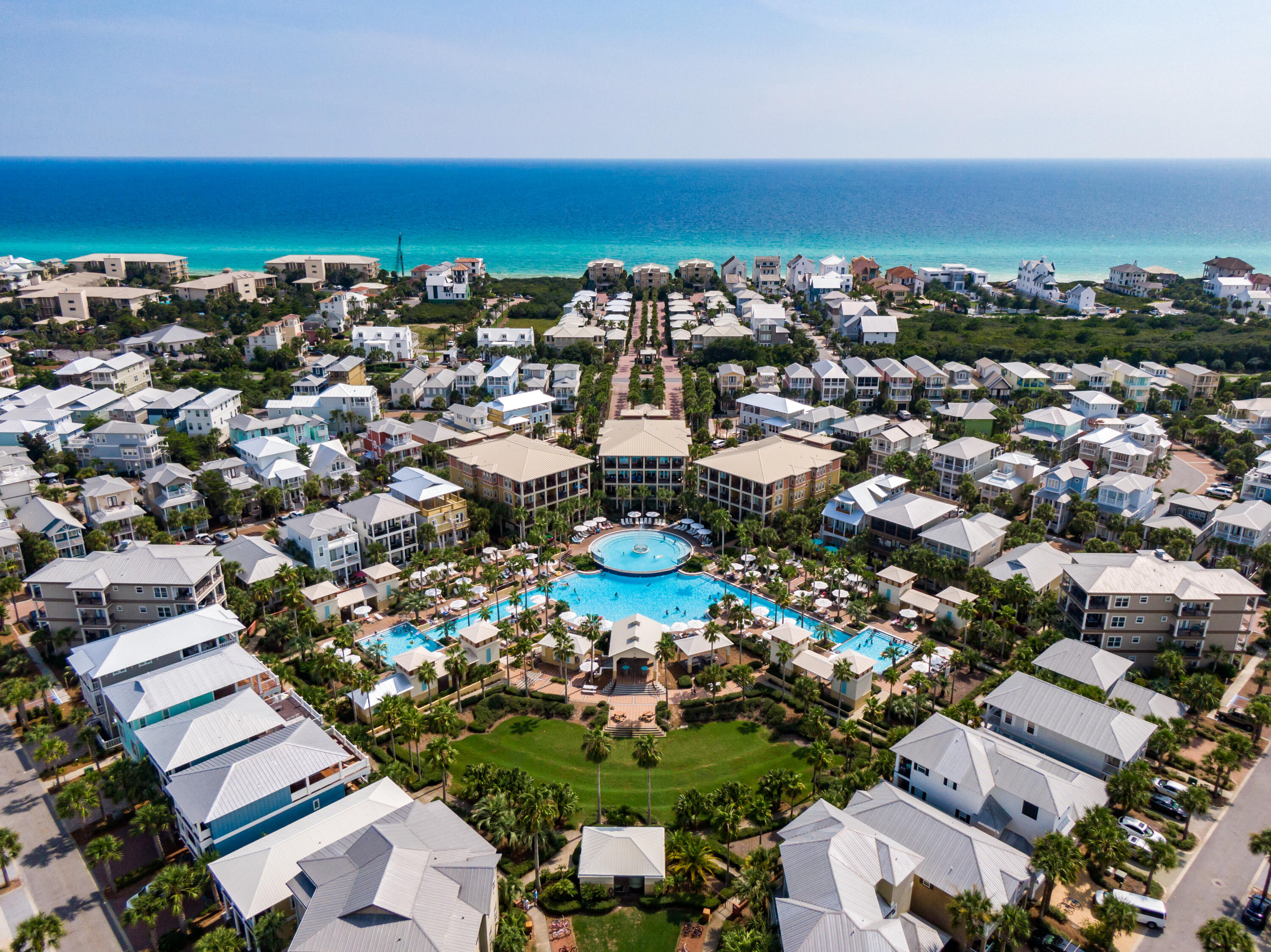 38 Endless Summer Way West Seacrest, FL 32461 - Photo 56 of 67 an aerial view of a city with lots of residential buildings