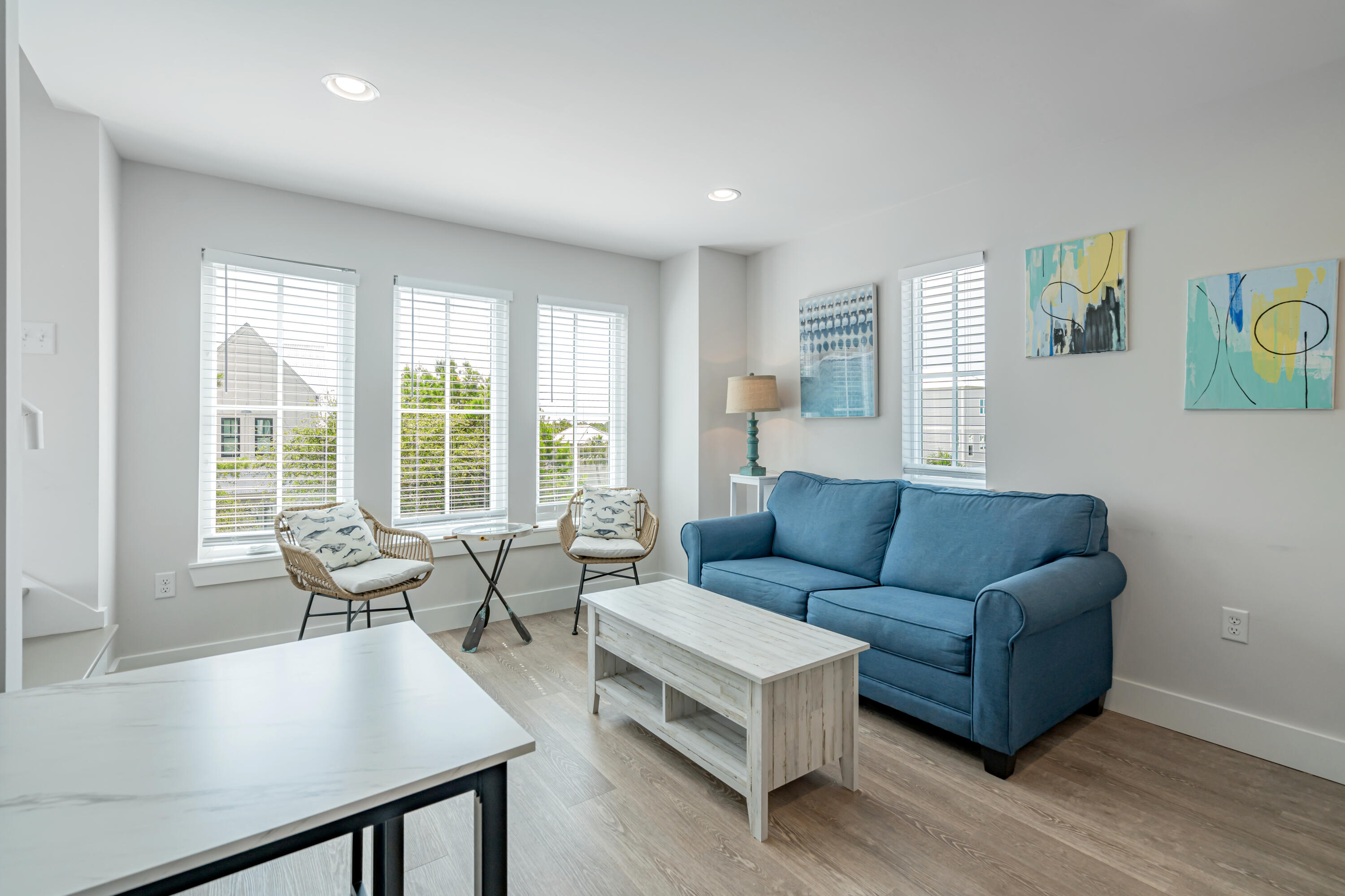 41 Abbie Road Santa Rosa Beach, FL 32459 - Photo 6 of 38 a living room with furniture and large windows