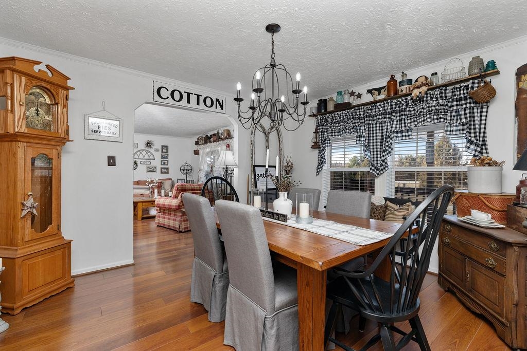 264 Steeles Fort Road Raphine, VA 24472 - Photo 13 of 50 a view of a dining room with furniture and window