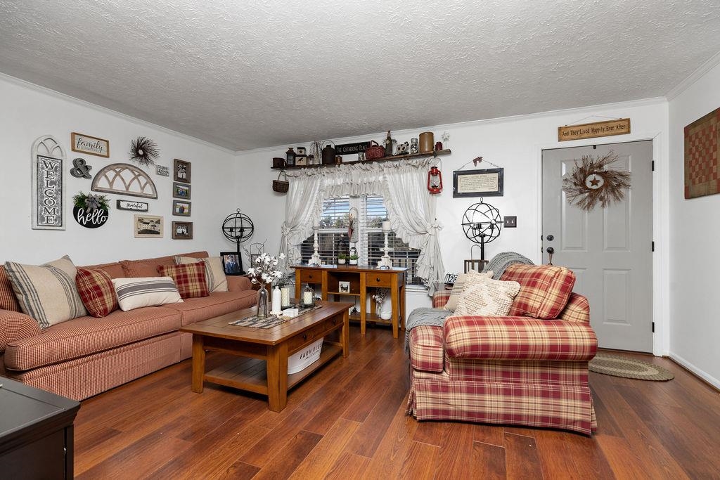 264 Steeles Fort Road Raphine, VA 24472 - Photo 8 of 50 a living room with furniture and wooden floor