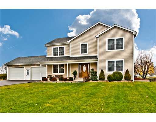 Exterior Front. 4 YEAR OLD CUSTOM 2 STORY WITH OVERSIZED 2 STALL GARAGE, PAVED DRIVE, FENCED YARD
