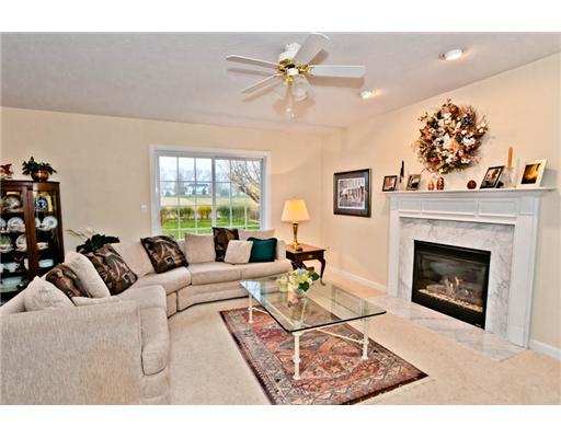 132 Buttercup Road Butler, PA 16001 - Photo 10 of 18 Great Room. LIGHT AND BRIGHT WITH GAS FIREPLACE, CEILING FAN AND DOUBLE DOORS TO FENCED IN REAR YARD.