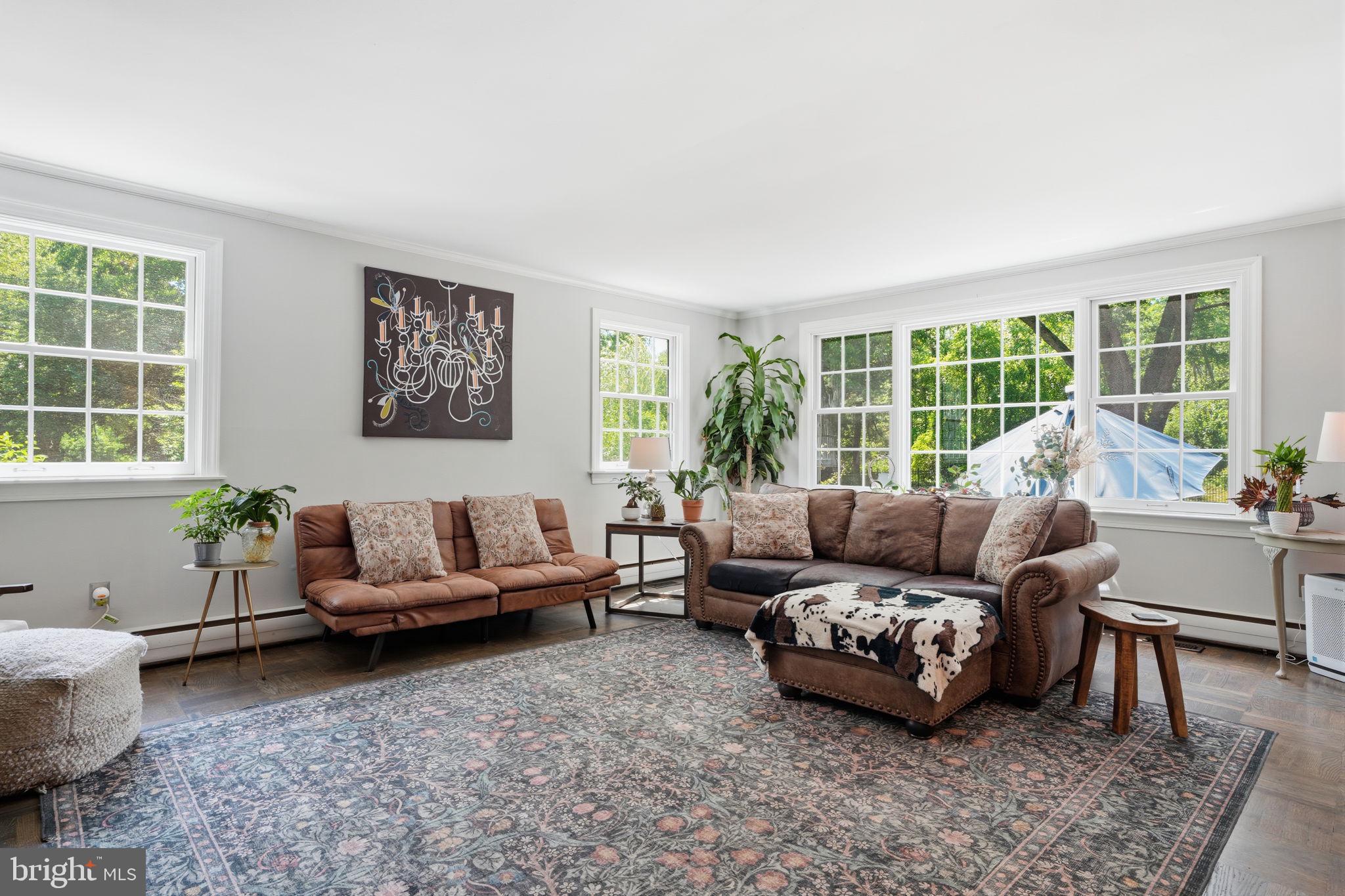 621 River Road Yardley, PA 19067 - Photo 12 of 75 a living room with furniture and a large window