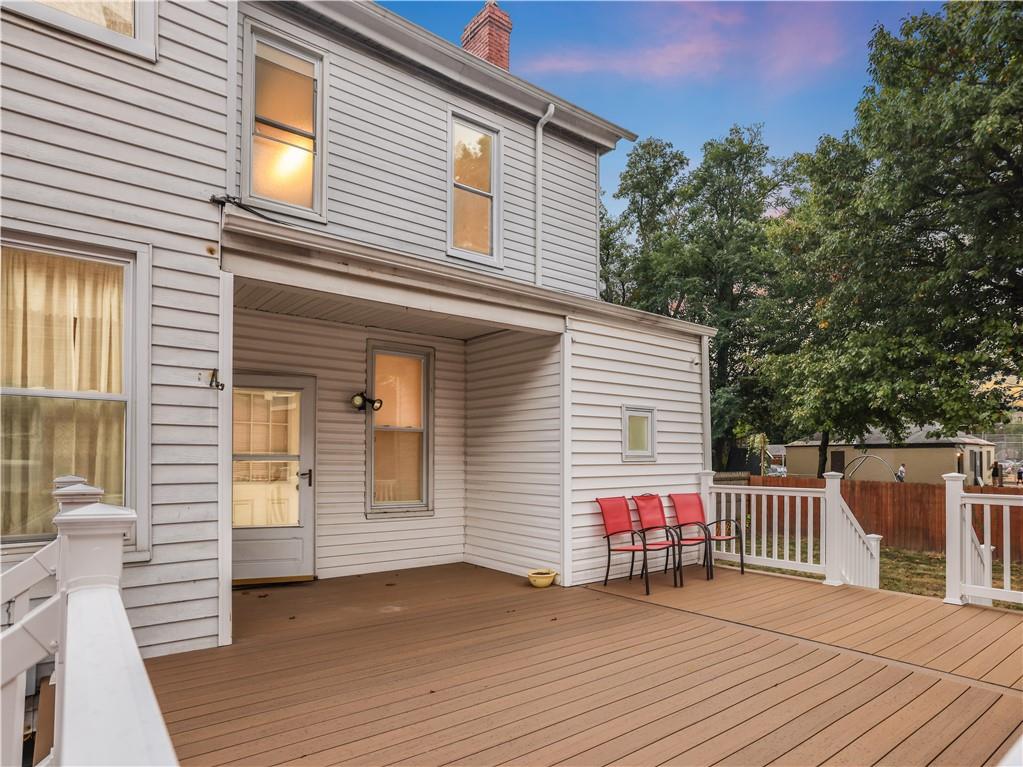1728 Chislett Street Pittsburgh, PA 15206 - Photo 15 of 16 a view of a deck with a yard