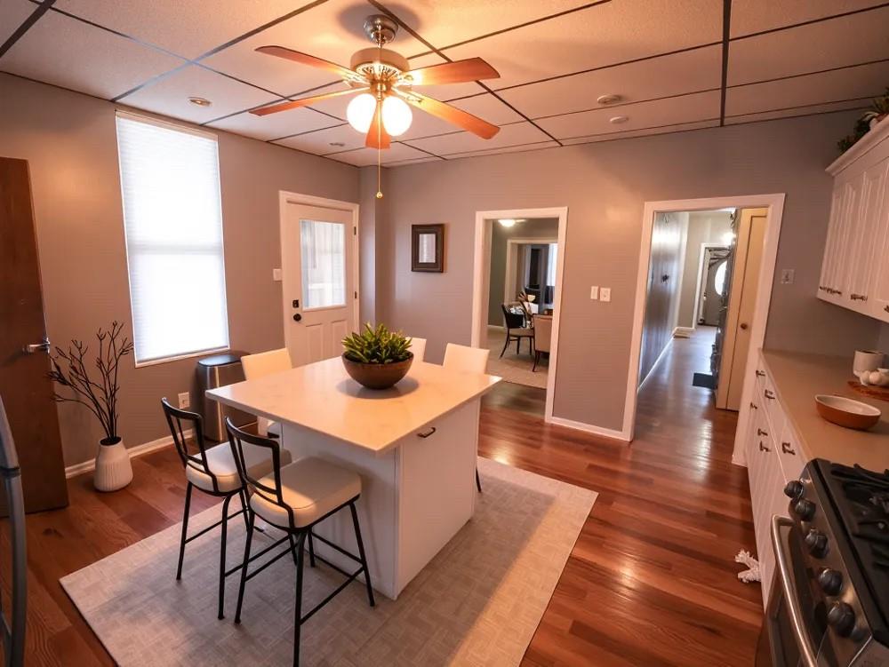 1728 Chislett Street Pittsburgh, PA 15206 - Photo 4 of 16 a view of a dining room with furniture window and wooden floor