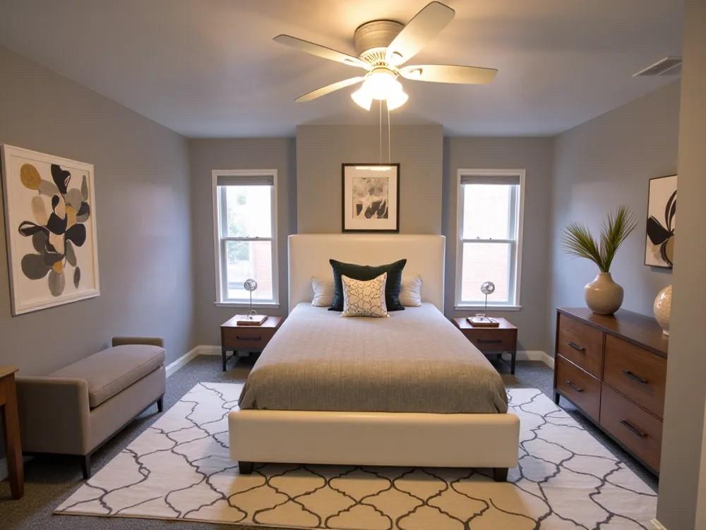 1728 Chislett Street Pittsburgh, PA 15206 - Photo 8 of 16 a spacious bedroom with a bed and window