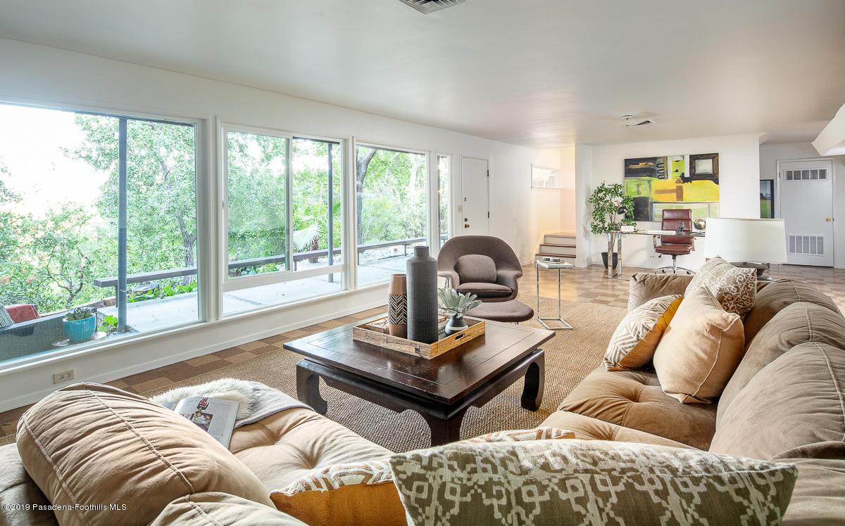 300 Anita Drive Pasadena, CA 91105 - Photo 24 of 28 a living room with furniture and a large window