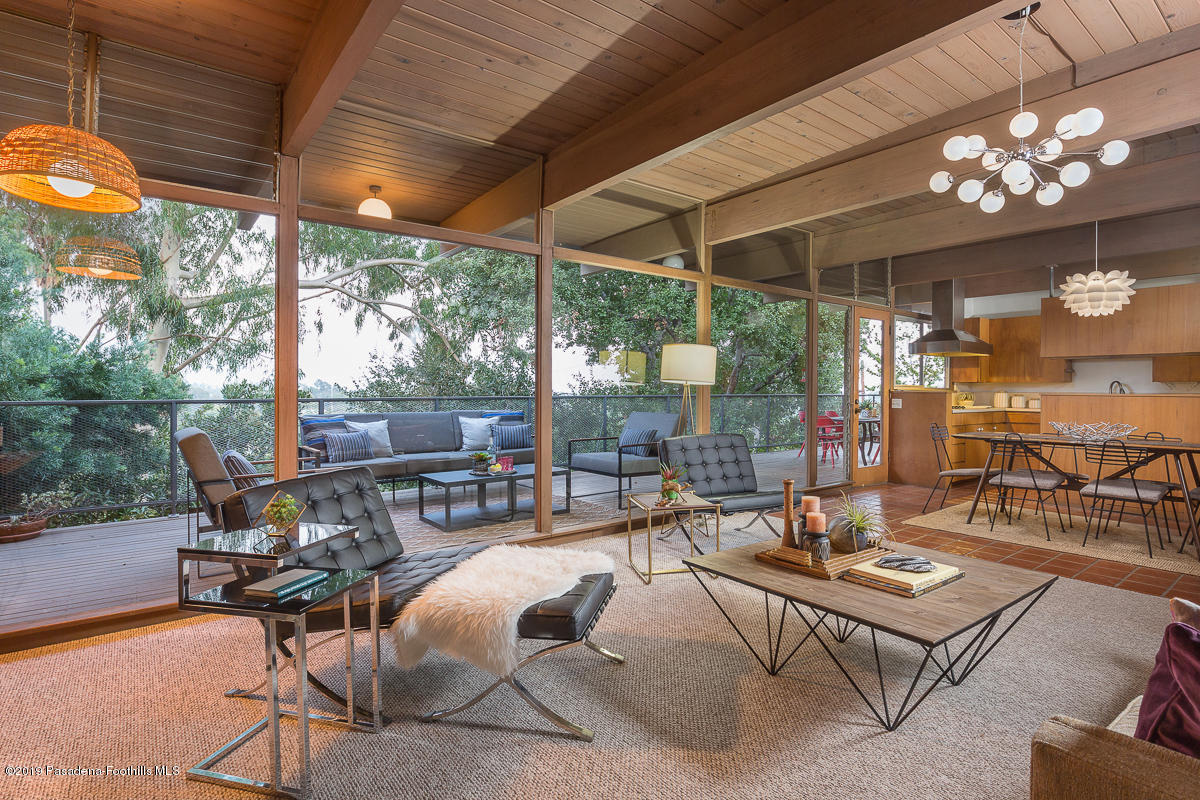 300 Anita Drive Pasadena, CA 91105 - Photo 7 of 28 a living room with patio furniture and a large window