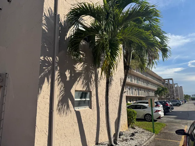 a view of a brick wall