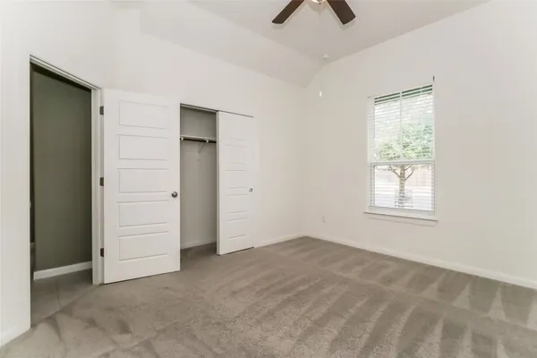 a view of a window in an empty room