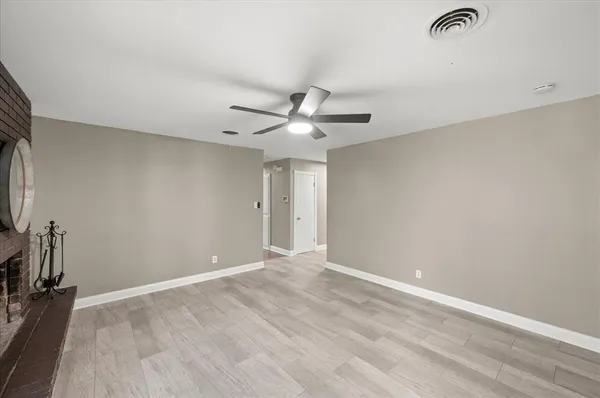 wooden floor in an empty room