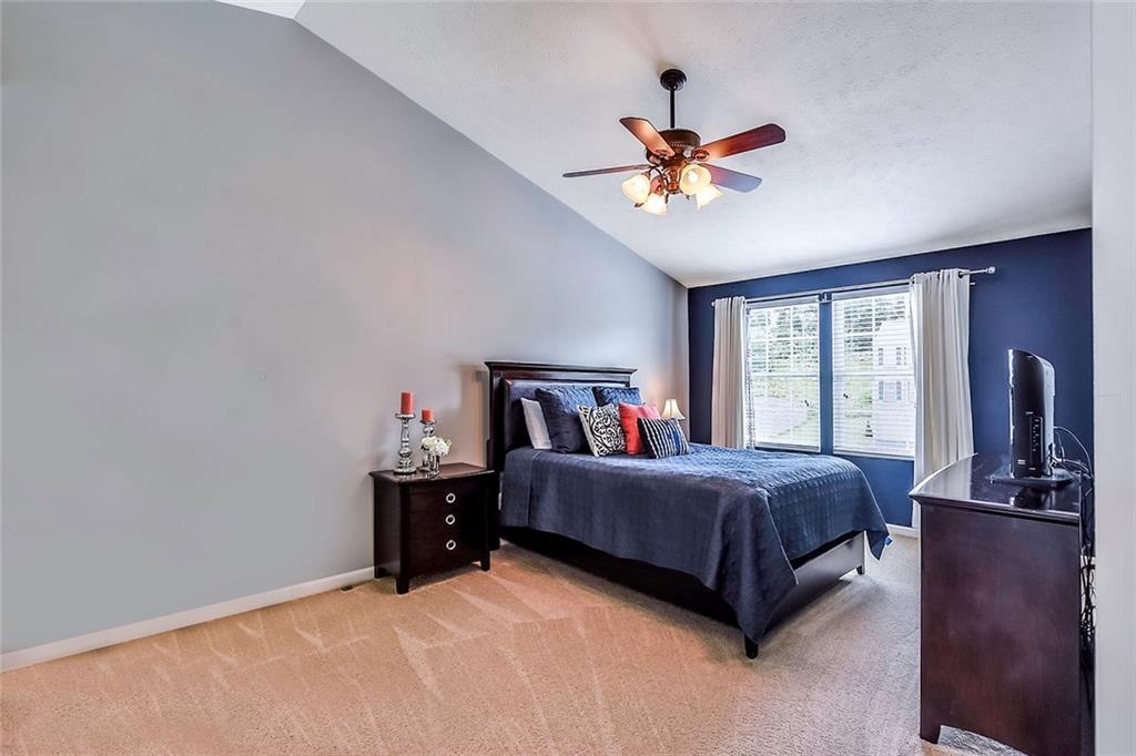 503 Walnut Drive McKees Rocks, PA 15136 - Photo 12 of 25 The master suite has plenty of space to accommodate any furnishings. The room features wall to wall carpeting, updated ceiling fan, and cathedral ceiling.