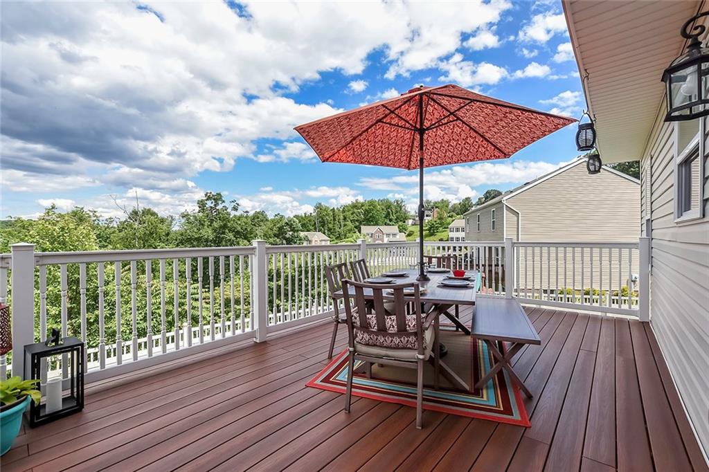 503 Walnut Drive McKees Rocks, PA 15136 - Photo 21 of 25 Maintenance free decking right off the kitchen. Beautiful tree top views.