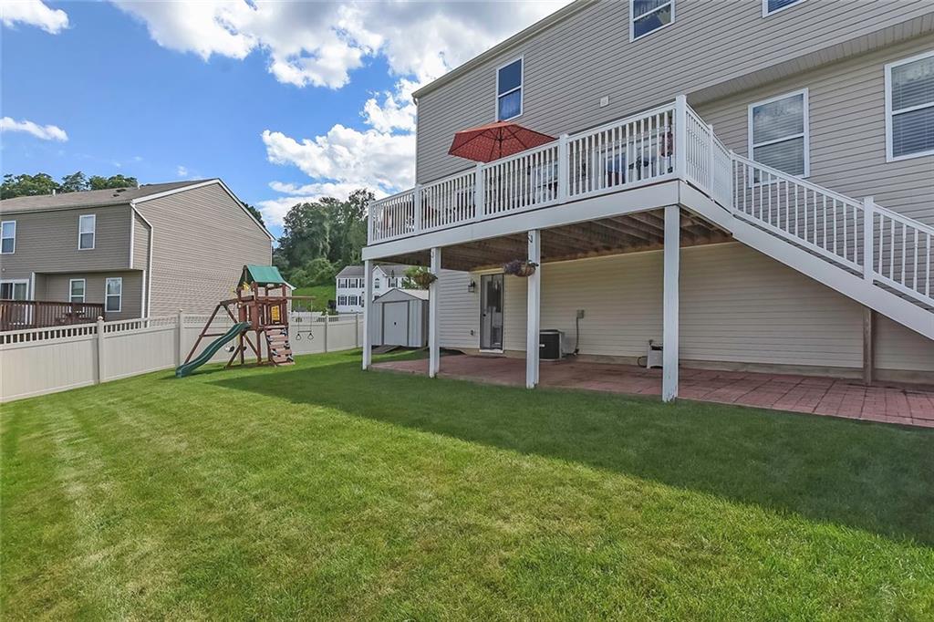 503 Walnut Drive McKees Rocks, PA 15136 - Photo 22 of 25 Plenty of space for the kids and family to spread out in the back yard. Maintenance free fencing creates a sense of privacy.
